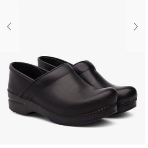 DANSKO PROFESSIONAL CLOG CABRIO OILED LEATHER BLACK SIZE 6